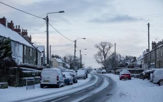 After a yellow weather warning was issued yesterday, snow and ice have now hit some parts of the North East with more wintry conditions expected.