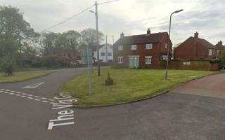 Two men fled the scene after crashing a car into a North East house and leaving the scene this week Credit: GOOGLE