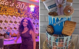 Jade Thirlwall celebrated her birthday in style. Picture: JADE THIRLWALL