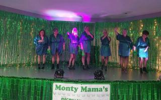 Two North East women who lost their spouses to cancer have raised thousands for a cancer charity through various events - including a sell-out 'Full Monty' Credit: MONTY MAMAS