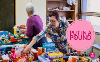 Fighting poverty in Teesdale: Volunteers at TCR Hub, in Barnard Castle, prepare food packages for people in hardship.
