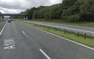 A busy County Durham road has reopened following a two-vehicle crash which caused one lane to close and severe delays Credit: GOOGLE
