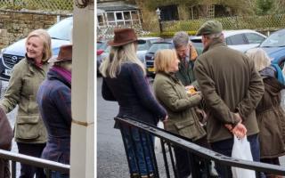 Those that grabbed their usual weekend latte or americano at Blacksmiths Coffee Shop on Milkhope Centre, Blagdon, might have seen the politicians pull up outside the venue this morning.