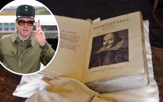 Durham University's copy of Shakespeare's First Folio (pictured) went missing in 1998.  It turned up again state-side in 2008 in the hands of a certain eccentric named Raymond Scott (inset).