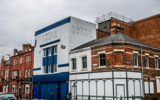 Builders have moved in at the former Odeon cinema in Darlington.