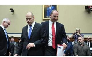David Fravor (left), Ryan Graves and David Grusch (right) all testified before US lawmakers on Wednesday