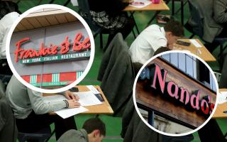 Many of the restaurants will be offering free dishes for GCSE students