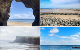 Beaches in the North East.