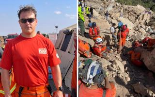 Northumberland National Park Mountain Rescue Team member Jamie Pattison has deployed with 62 other search and rescue specialists to provide key aid and search assistance at an awful time for the country