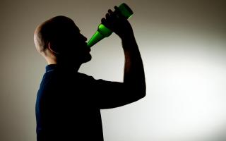 Nearly 500 adults in the North East are dying each year from cancers due to alcohol. File photo: A man drinking alcohol.