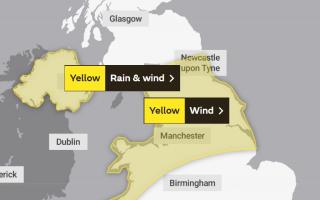 Storm Debi LIVE: Met Office issue yellow wind warning in North East