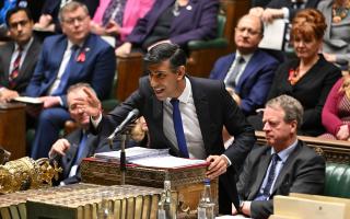 Prime Minister Rishi Sunak at Questions yesterday