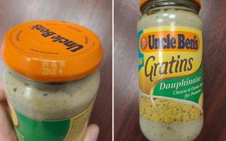 A foodbank volunteer did a double take sorting through donations when they found a jar of Uncle Ben's sauce that went out of date in 1998.