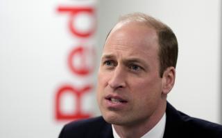 Prince William was due to attend the memorial service at Windsor Castle - his father is also unable to attend