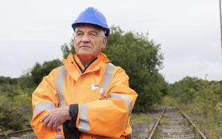 Gateshead Council leader Martin Gannon at the Leamside Line.