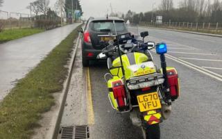 On Sunday (March 10), the driver was pulled over after they were spotted travelling the wrong way on a roundabout on the A688 in County Durham