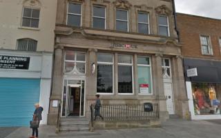 Stockton high street's HSBC banking branch will be temporarily closing ahead of a significant refurbishment Credit: GOOGLE