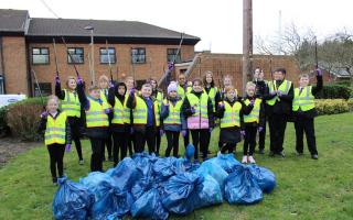 North-East schools join forces to clean up Spennymoor