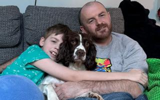 Young Christopher has much more energy after his dad donated a kidney