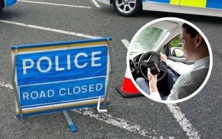 Police have issued a warning to drivers after 30 drivers were reported for using mobile phones at the wheel while filming a crash scene on Wednesday (April 24)