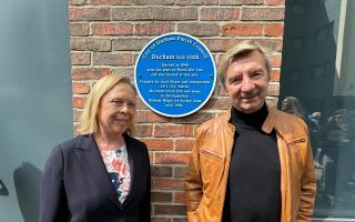 Jane Torvill and Christopher Dean in Durham.