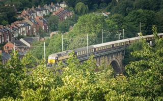 The Northern Belle pulling in to Durham station last summer.