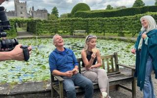 Robson Green and Helen Skelton at Levens Hall