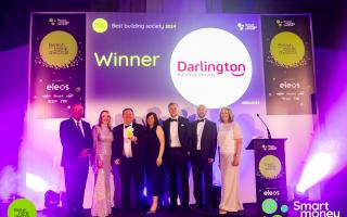 Darlington Building Society has been named as the Best Building Society by consumers at this year’s British Bank Awards.
