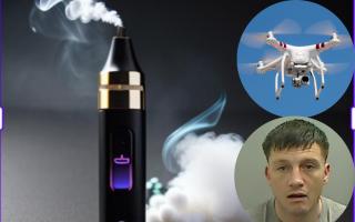Burglar Craig Short has been jailed for stealing a drone and vapes