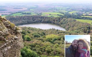 John Ashby and Michelle Ismay will say 'I do' on Saturday, June 22, when they arrive at Sutton Bank National Park surrounded by friends, family, and even a few strangers mixed in