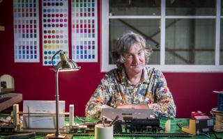 RAIL DEAL: James May sets his mind to filtering junk mail with the help of a model train