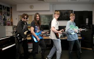 Pictured left to right: Jesse Ballantyne, Jake Judson, Alfie Jordan and Oliver Capes-Bunnett.