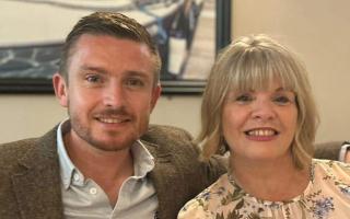 Matt Burke and his mum Alison