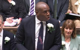 Deputy Prime Minister David Lammy speaking in the Commons on Wednesday