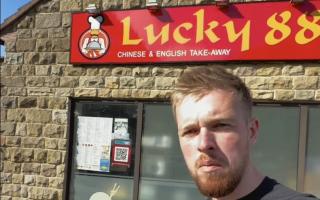 A picture of Kyle outside Lucky 88 in Billingham.