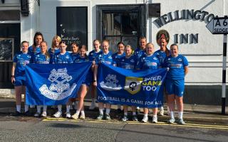 Wolviston Ladies ahead of their victorious tie against Whitehaven AFC last month.