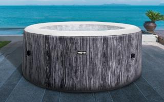 Wave Spa Atlantic Grey Wood Hot Tub (Food Warehouse)