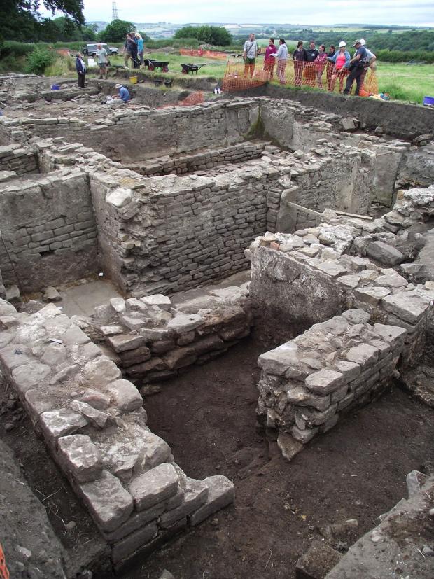 The Northern Echo: The hypocaust remains at Binchester, near Bishop Auckland, which is the largest Roman fort in County Durham
