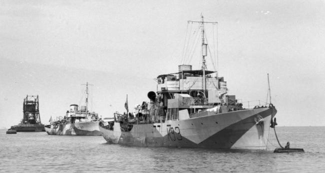 FREE FRENCH: A Flower class corvette, similar to La Bastiaise which was sunk off the mouth of the Tees on June 22, 1940, killing 61 men