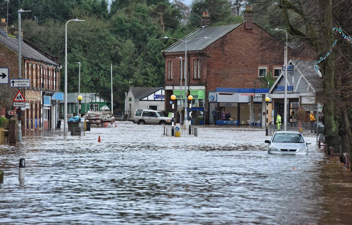Not again! Floods return to Cumbria - Appleby swamped | The ...