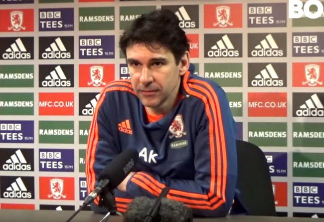 Changes? Aitor Karanka is ready to make a couple of chages to freshen Boro up