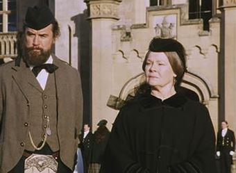 ROYAL: Judi Dench as Queern Victoria, with co-star Billy Connolly, in the 1997 hit Mrs Brown