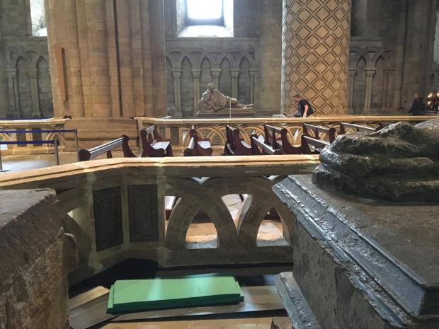 The Northern Echo: Durham Cathedral transformed for filming of Marvel's Avenger: Infinity War
