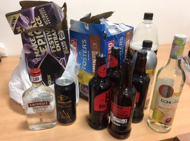 The Northern Echo: Alcohol was seized from the teenagers when confronted. Picture: NORTHERN ECHO