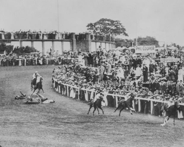 The Northern Echo: EPSOM DERBY: Emily Davison died on June 4, 1913, trying to pin a rosette with the suffragette's colours on Anmer, the king's horse