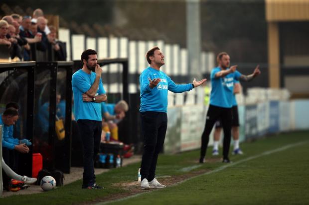 Spennymoor Town Head of Football Jason Ainsley during his team as first team manager.