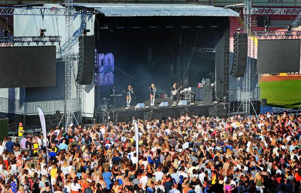 The Northern Echo: Mowden Park has hosted gigs in the past. Picture: SARAH CALDECOTT