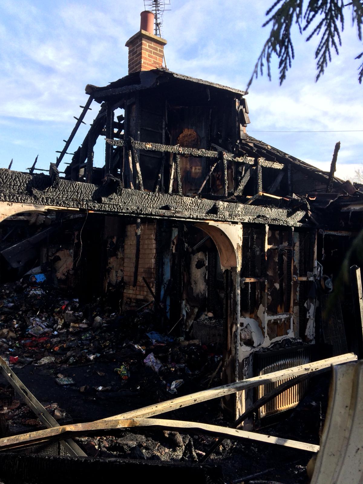 Woman and two children escape house fire; community rallies round