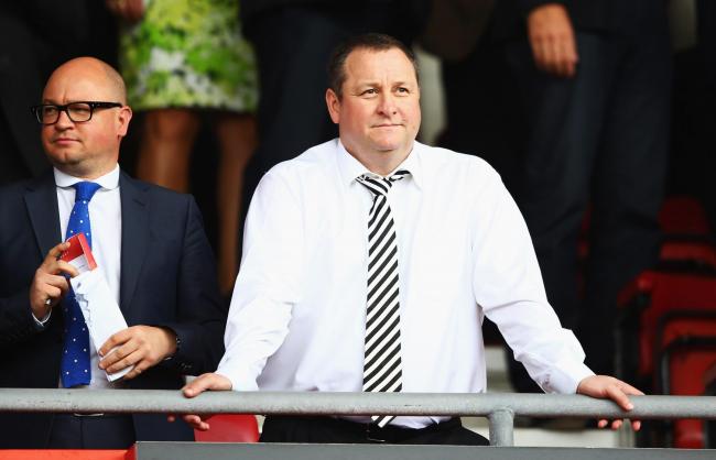 TAKING STOCK: Lee Charnley and Mike Ashley