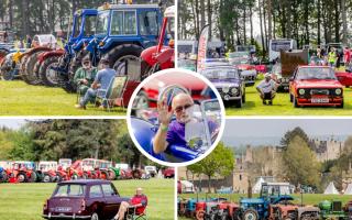 As people enjoyed the weather, the event was staged with a backdrop of the picturesque Witton Castle, near Witton-le-Wear, County Durham